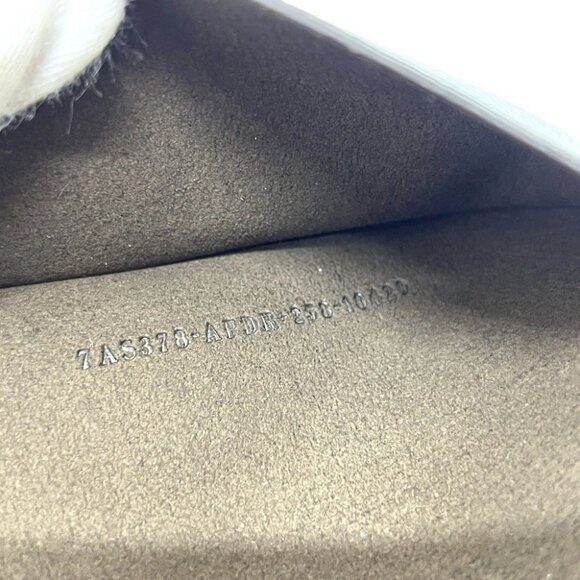 FENDI 7AS378 logo Small pass case passport case Leather gray - Picture 5 of 11